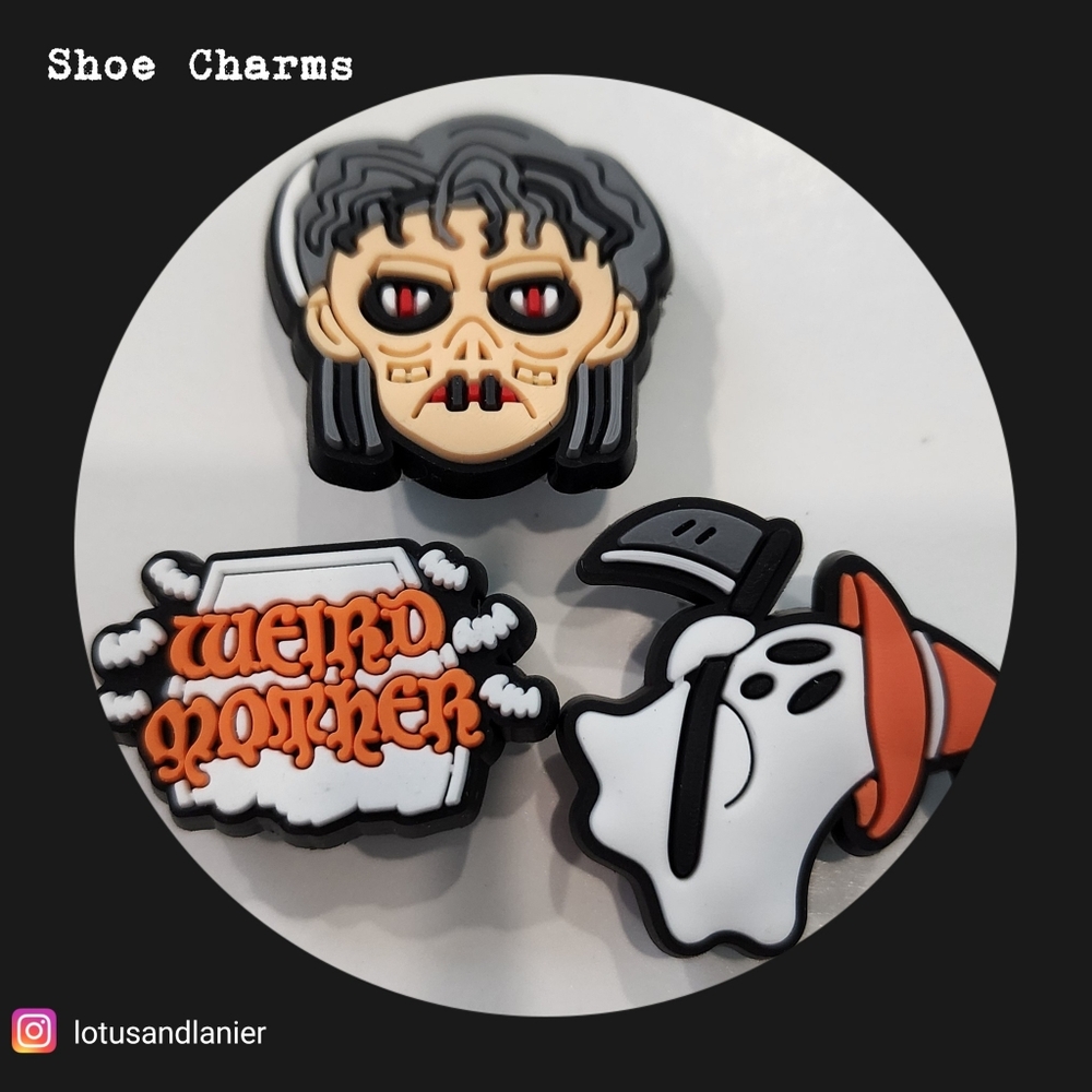 Shoe Charms Weird Mother Set of 3